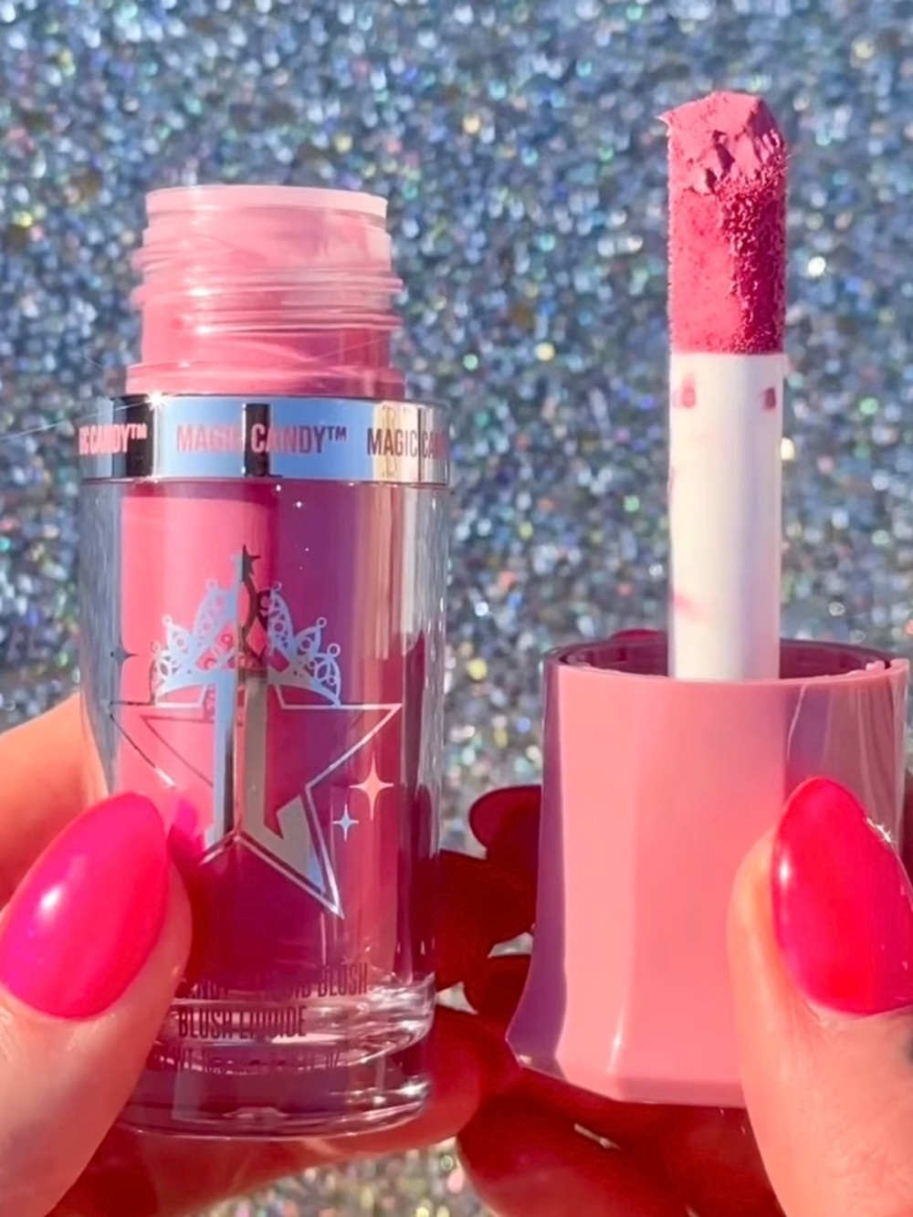 Jeffree Star | ‘Bo$$ B*tch’ Magic Candy Liquid Blush | NiB mauve w red pearl